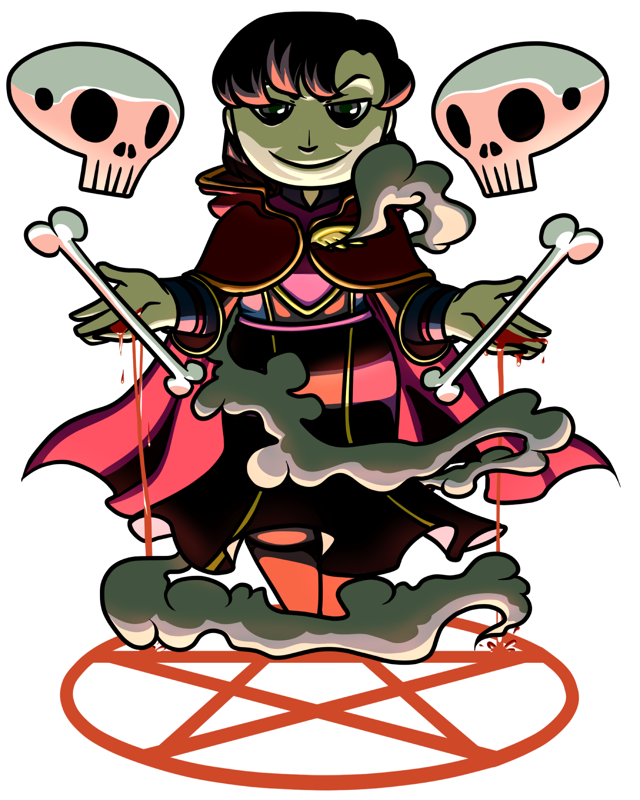 Sample: Bust, Flat Colored