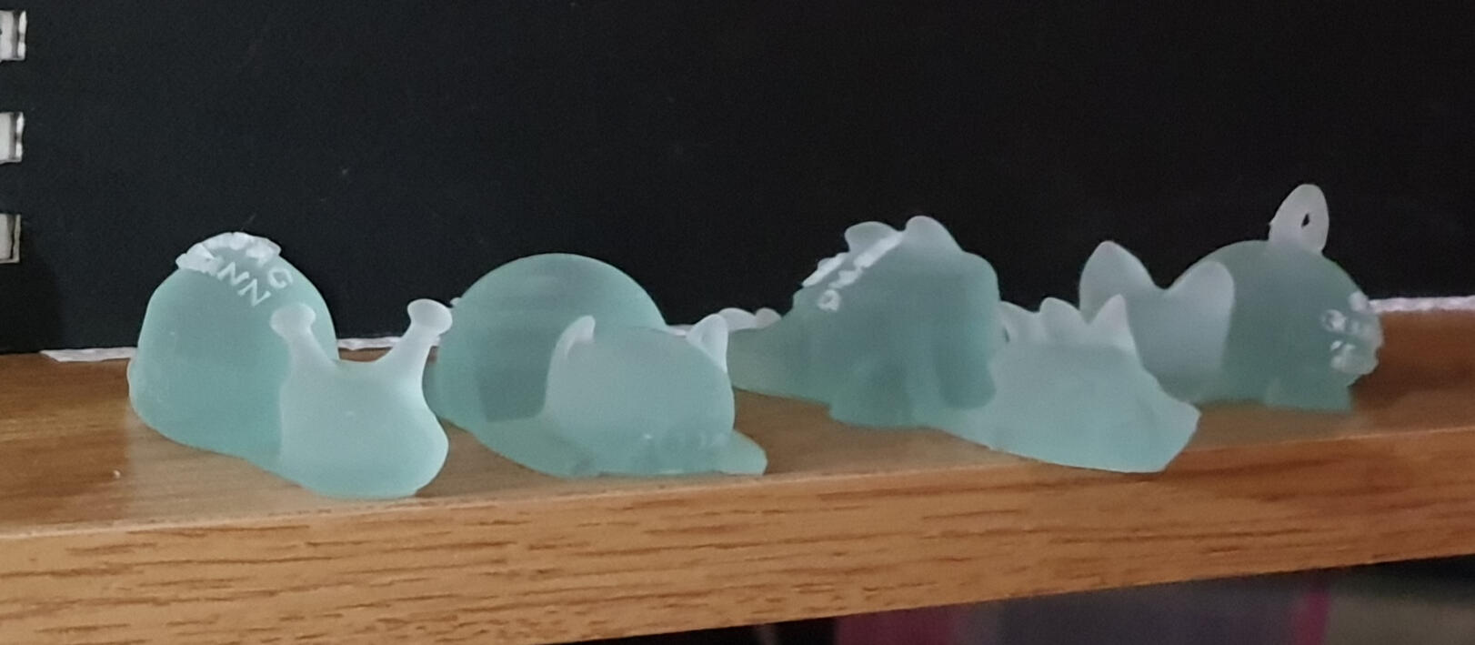 Smartphone stands by Shira on Thingiverse, customised